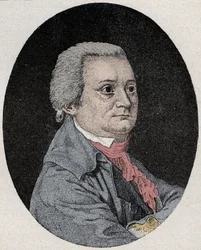 Retrato August Wilhelm Iffland, actor y dramaturgo alemán -