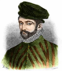 Retrato Nicolas de Neufville, señor de Villeroi, estadista francés.