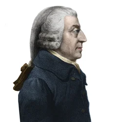 Retrato de Adam Smith, filósofo escocés y pionero de la economía