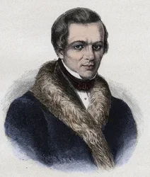 Retrato de Aleksey Koltsov poeta ruso - Retrato de Alexei Koltsov poeta ruso