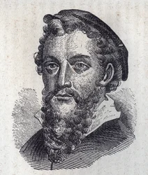 Retrato de Antonio Allegri - Correggio (grabado)