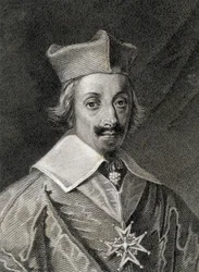 Retrato del cardenal Richelieu .