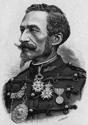 Retrato del coronel de Bange o Charles Ragon de Bange (1833-1914), oficial francés, inventor de un sistema de artillería que lleva su nombre.