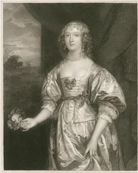 Retrato de Elizabeth Cecil (grabado)
