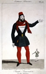Retrato del Padre Enfantin (o Prosper Enfantin) (1796-1864), Saint Simonien.