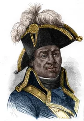 Retrato de François Dominique Toussaint dit "Toussaint-Louverture", estadista haitiano.
