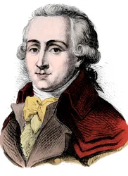 Retrato de Georges Couthon, político francés.
