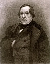 Retrato de Gioachino Antonio Rossini (aguafuerte)