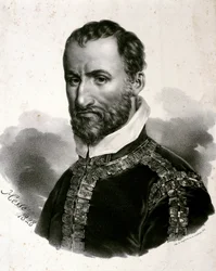 Retrato de Giovanni Palestrina (aguafuerte)