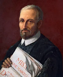 Retrato de Giovanni Pierluigi da Palestrina, compositor italiano. (cuadro)