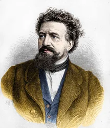Retrato de Hermann von Lingg .