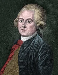 Retrato de Louis-Sebastien Mercier, ensayista y dramaturgo francés.