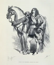 Retrato de Luis II de Borbón, príncipe de Condé (conocido como Le Grand Condé) (Borbón-Conde)