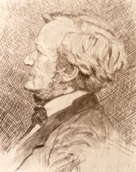 Retrato de Wilhelm Richard Wagner (aguafuerte)