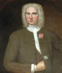 Retrato de un hombre con una rosa (óleo sobre lienzo)