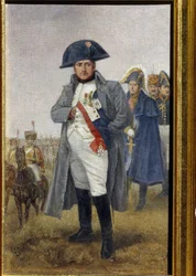 Retrato del emperador Napoleón Bonaparte (óleo sobre lienzo)
