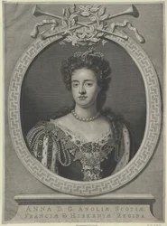 Reina de Inglaterra Ana (impresión)