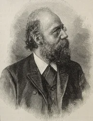 RICKERT, Heinrich (1863-1936). Filósofo alemán, uno de los principales neokantianos. Grabado