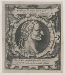 El emperador romano Galba (huella)