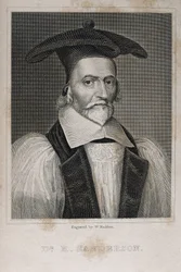 SANDERSON, Robert (1587-1663). Teólogo y casuista inglés. Grabado.