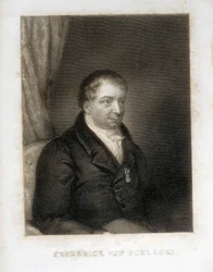 Schlegel, Friedrich von (1772-1829). Poeta, crítico y erudito alemán. Líder crítico del Romanticismo alemán.