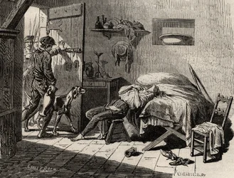 La muerte de Condorcet en la cárcel el 28 de marzo