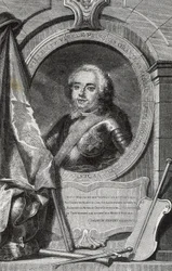 WILLIAM IV (1711-1751). Primer estadista hereditario de los Países Bajos. Grabado.