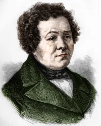 Retrato de Adolphe Cremieux, político francés.