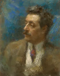 Retrato de Giacomo Puccini