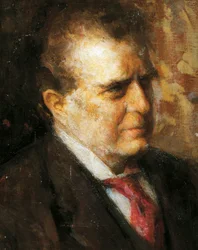 Retrato de Pietro Mascagni