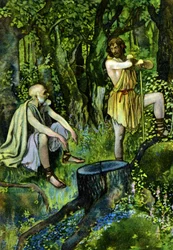 Timón de Atenas, obra de William Shakespeare, c.1880 (impresión)