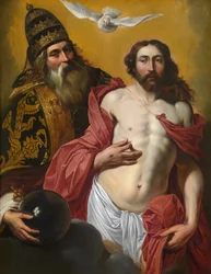 La Santísima Trinidad (óleo sobre tabla)