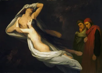Paolo y Francesca, 1854