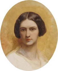 Retrato de Cornélia Marjolin-Scheffer, c. 1850