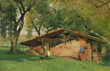 Una cabaña en Chiemsee, 1872