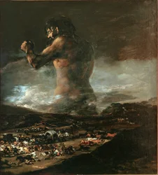 El Coloso (también llamado Coloso o el Gigante) (óleo sobre lienzo