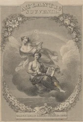 Página del título de Atlantic Souvenir, 1829