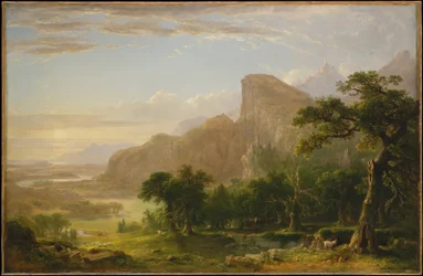 Paisaje de "Thanatopsis