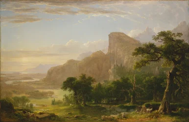 Paisaje de Thanatopsis, 1850