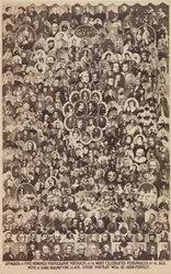 Más de quinientos retratos fotográficos de las personas más célebres de..., ca. 1864
