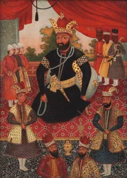 Nadir Shah Afshar y su corte
