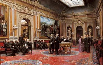 Sala de Conferencias del Senado en marzo de 1904