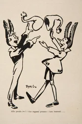 Pinocho y Candlewick, ilustración de "Pinocho"