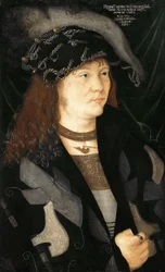 Alemán: Heinrich V Retrato de Enrique V. de Mecklemburgo