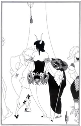 Ilustración para La Máscara de la Muerte Roja de Edgar Allan Poe, 1895