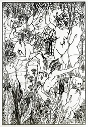 La orgía, c.1894 (litografía)