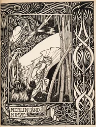 Merlín y Nimue
