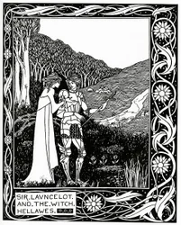Sir Launcelot y la bruja Hellawes, 1870