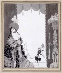La dama con el mono