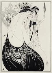 La Falda del Pavo Real, ilustración para la edición inglesa de `Salomé por Oscar Wilde (1854-1900) 1893